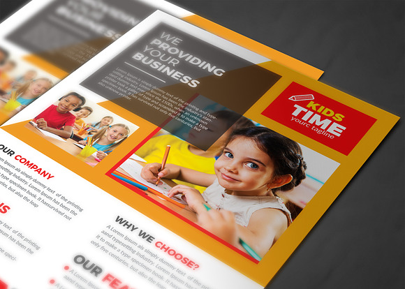 School Flyer in Flyer Templates - product preview 3