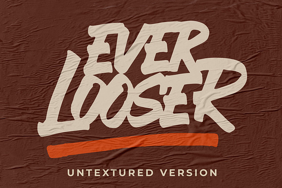 Ever Looser - Wild Brush Font in Blackletter Fonts - product preview 17