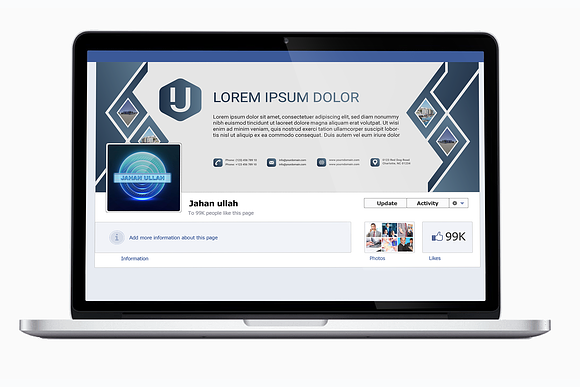 This FB Cover Timeline in Facebook Templates - product preview 4