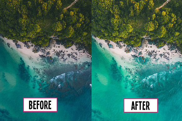 Tropical Presets Lightroom Mobile in Instagram Templates - product preview 2