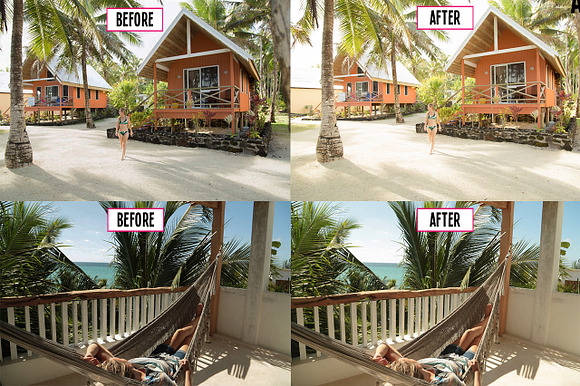 Tropical Presets Lightroom Mobile in Instagram Templates - product preview 6