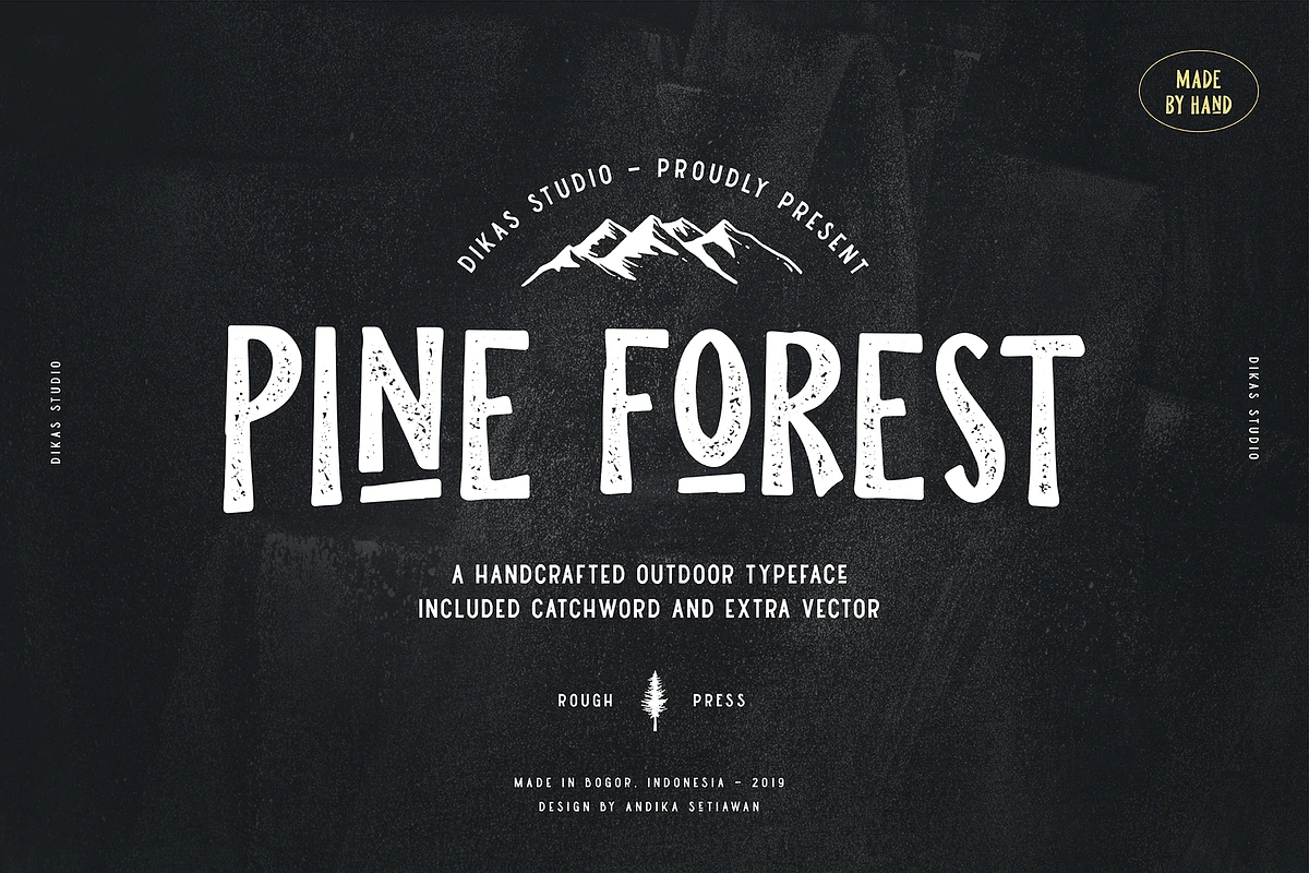 Pine Forest - Outdoor Typeface in Sans-Serif Fonts - product preview 8
