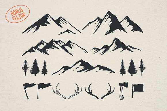 Pine Forest - Outdoor Typeface in Sans-Serif Fonts - product preview 6