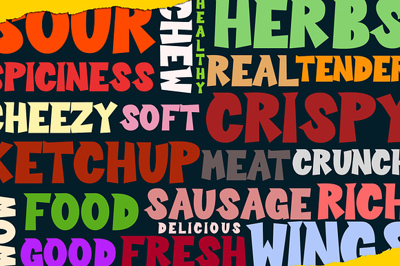 Sour Crunch - Comical Sans Serif in Display Fonts - product preview 2