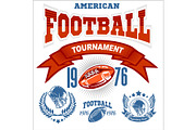 Sport American Football Logo.