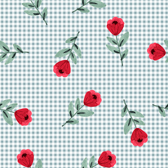 Patriotic seamless patterns in Patterns - product preview 3