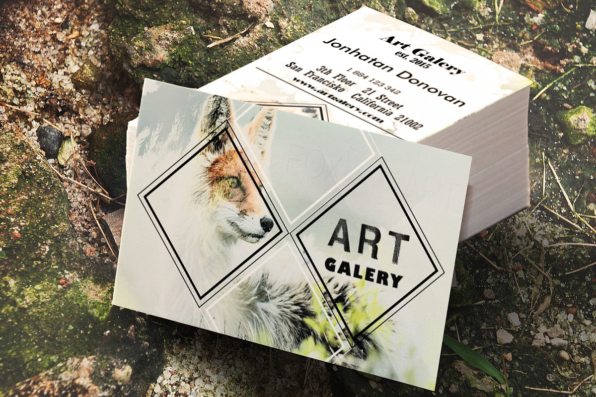 Art Business card in Business Card Templates - product preview 8