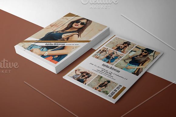 Graduation Announcement - V1033 in Card Templates - product preview 3