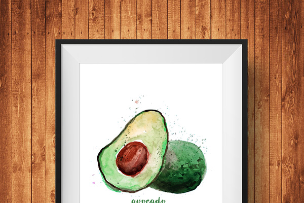 Sweet Avocado, Wall Art, Decor