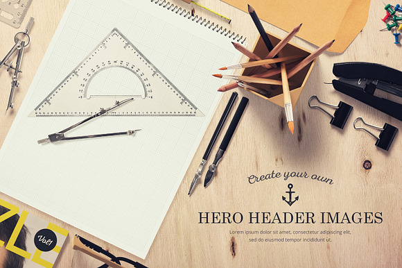 Hero Header Mockups Scene Generator in Scene Creator Mockups - product preview 3