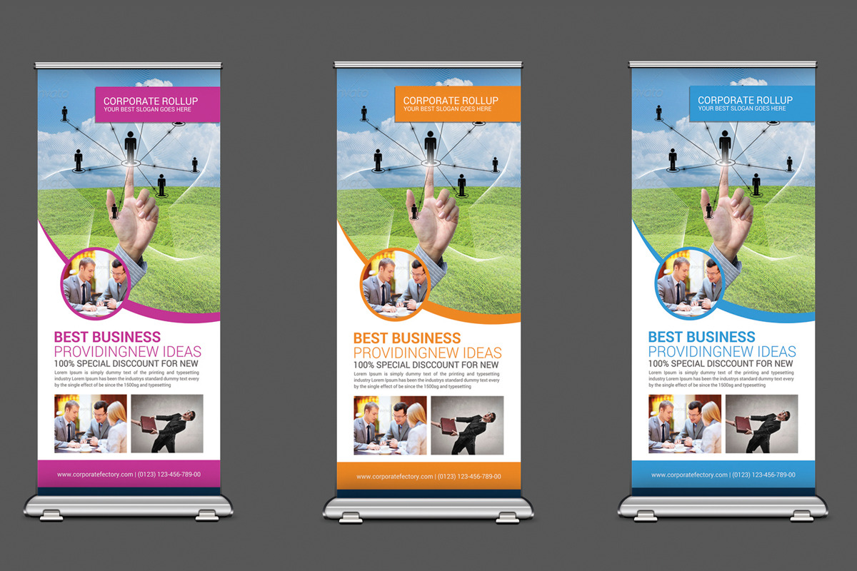 Web App Tech & Hosting Rollup Banner in Flyer Templates - product preview 8