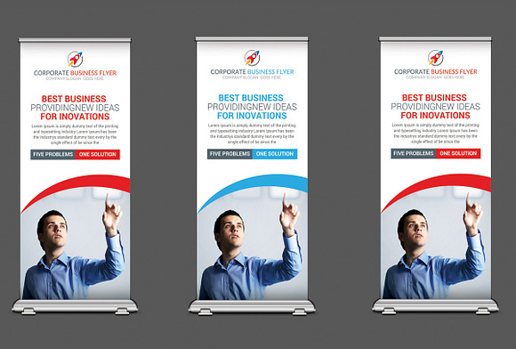 5 Corporate Business Rollup Banners in Flyer Templates - product preview 4