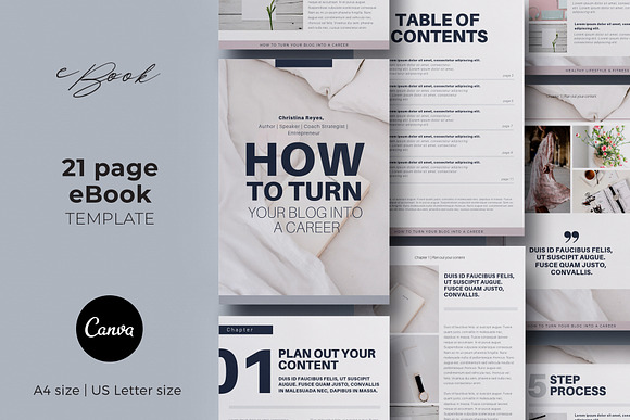 BUNDLE Canva eBook Templates in Social Media Templates - product preview 4