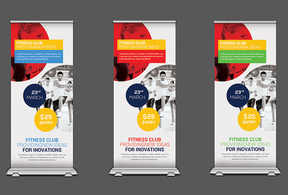 5 Business Rollup Banners Bundle in Flyer Templates - product preview 1