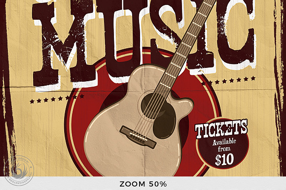 Country Music Flyer Template V3 in Flyer Templates - product preview 6
