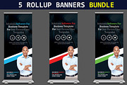5 Multipurpose Rollup Banners Bundle