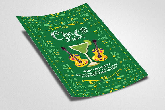 Cinco DE Mayo Flyer Template in Flyer Templates - product preview 1