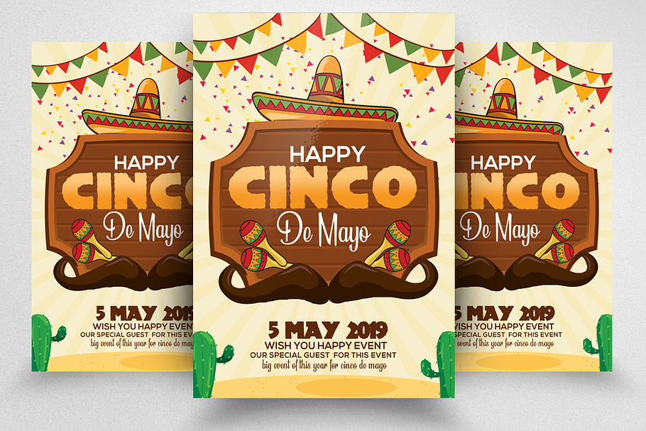 Happy Cinco De Mayo Flyer in Flyer Templates - product preview 8