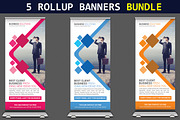5 Corporate Rollup Banners Bundle