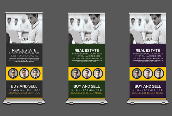 5 Corporate Rollup Banners Bundle in Flyer Templates - product preview 2