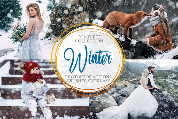 Winter Photoshop Actions - Complete
