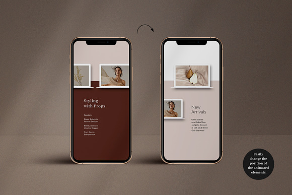 Animated Mobile Device Insta Pack in Instagram Templates - product preview 4