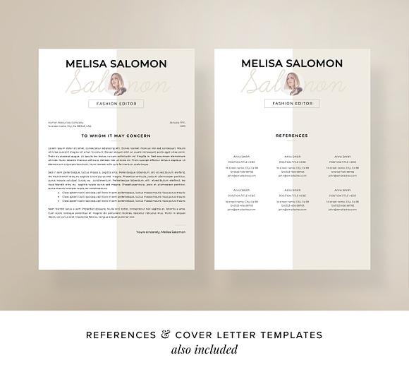 Resume Template 1, 2 page | Florence in Resume Templates - product preview 4