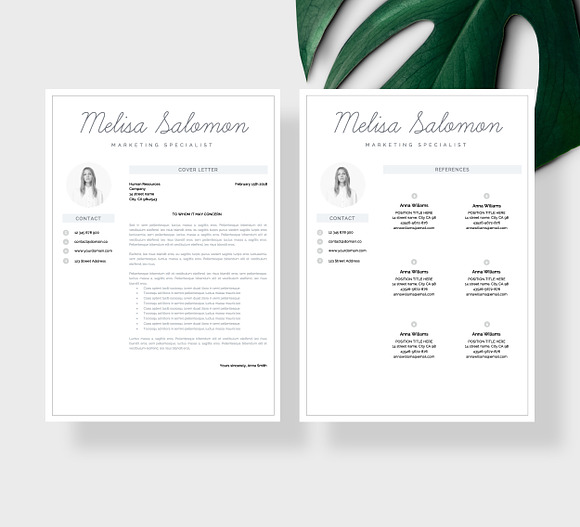 Resume Template 1, 2 page Melbourne in Resume Templates - product preview 4