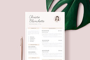 Resume Template CV 1, 2 page
