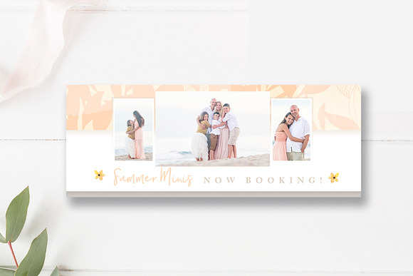 Summer Mini Session Facebook Cover in Facebook Templates - product preview 1