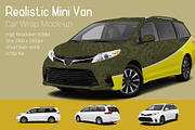 Mini Van Car Mock-Up