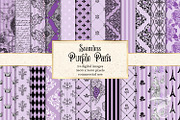 Purple Paris Digital Paper