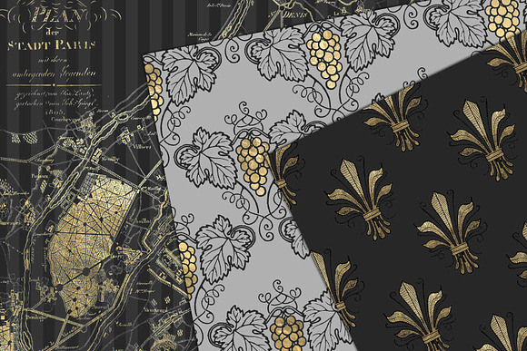 Gray and Gold Paris Patterns in Patterns - product preview 1