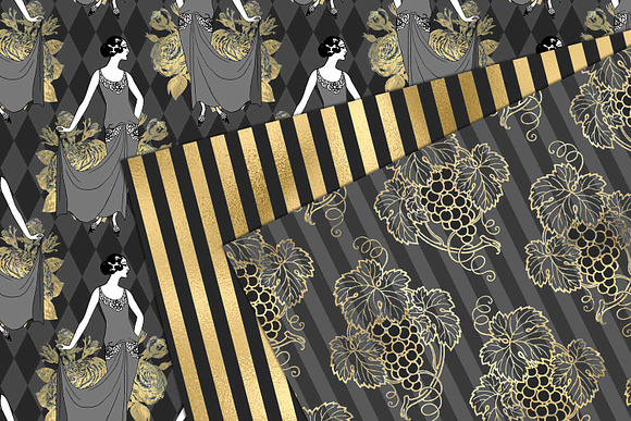 Gray and Gold Paris Patterns in Patterns - product preview 2
