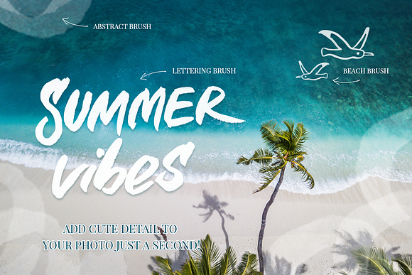 Summer splash - watercolor brushes in Photoshop Brushes - product preview 8