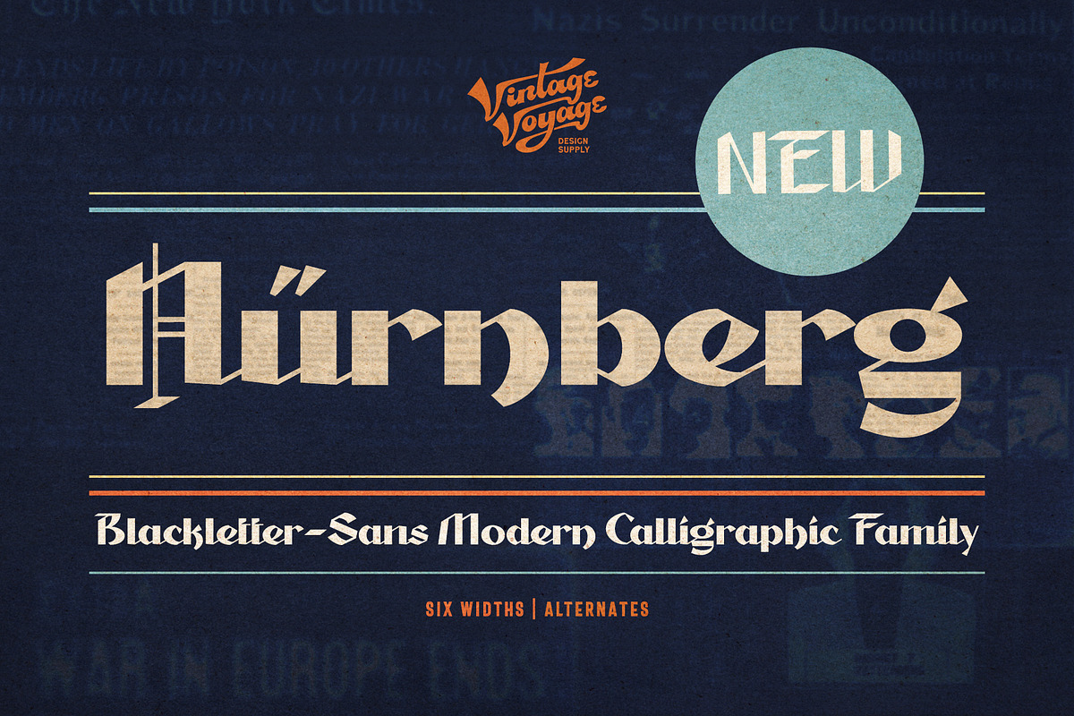 Nurnberg • 60% OFF in Display Fonts - product preview 8