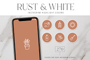 270 Rust Instagram Highlight Covers