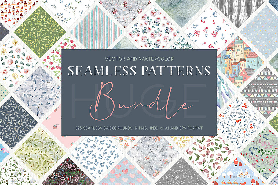 395 Seamless Pattern Bundle