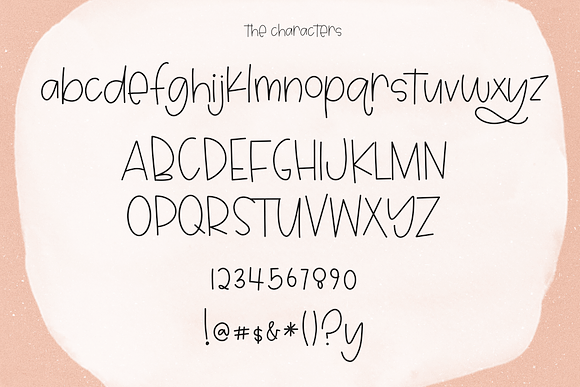 Dear May - A Fun Font with Extras! in Display Fonts - product preview 11