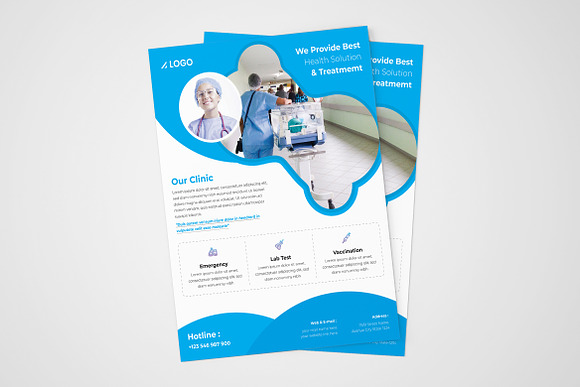 Creative Hospital Flyer Template in Flyer Templates - product preview 5