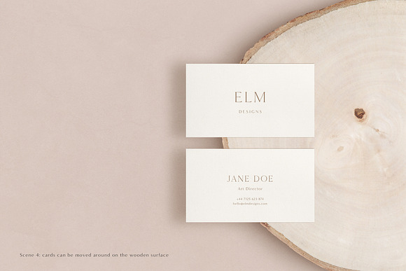 Elm - Business Card Mockup Kit in Branding Mockups - product preview 5