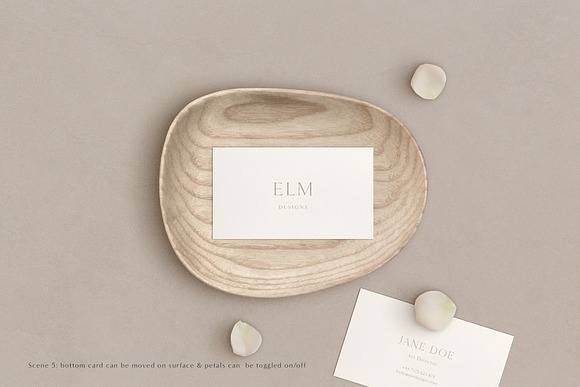 Elm - Business Card Mockup Kit in Branding Mockups - product preview 6