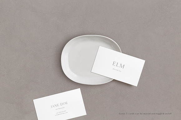 Elm - Business Card Mockup Kit in Branding Mockups - product preview 8