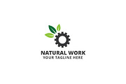 Natural Work Logo Template