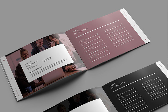 Proposal Landscape in Brochure Templates - product preview 2