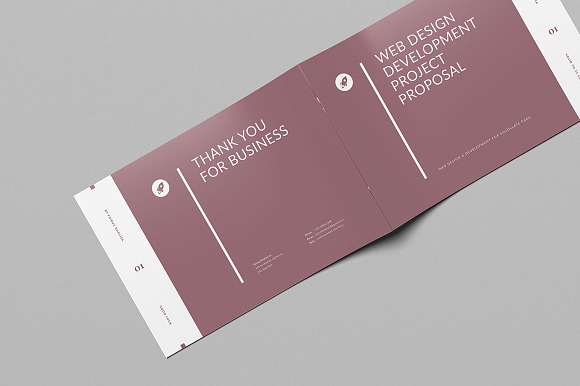 Proposal Landscape in Brochure Templates - product preview 11