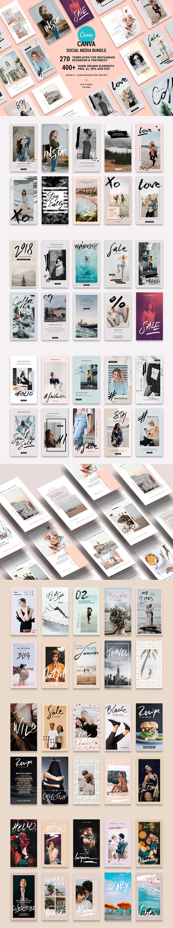 CANVA Social Bundle + FREE Updates in Social Media Templates - product preview 70