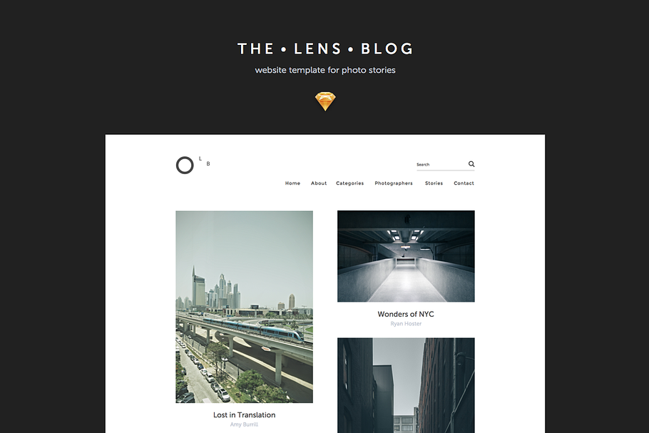Minimal Blog / Portfolio Template in Website Templates - product preview 8