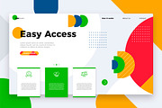 Easy Access - Banner & Landing Page