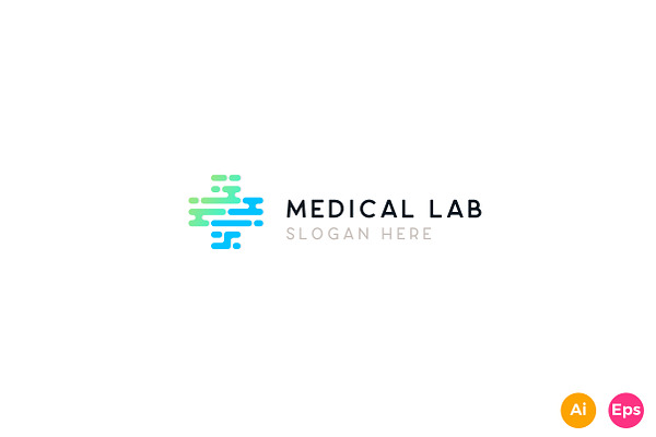 Medical Healthcare Lab Logo template
